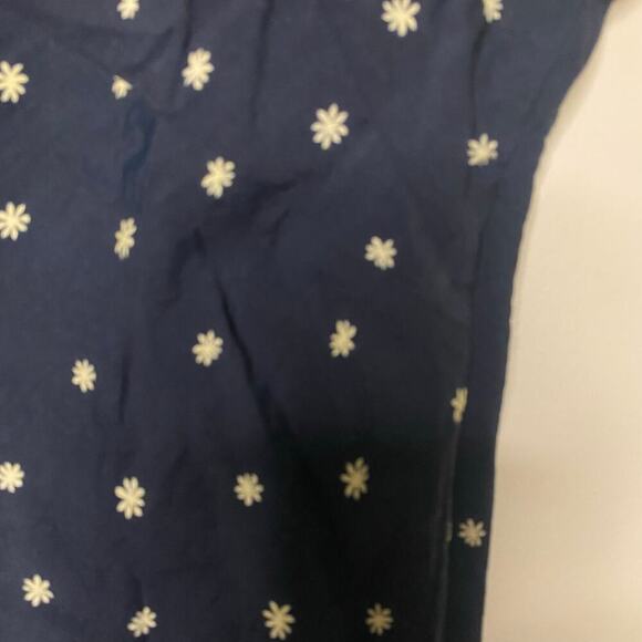 NWT Madewell V Neck Cap Sleeve Ditsy Floral Dressy Work Blouse Top Size 12 - Picture 9 of 16